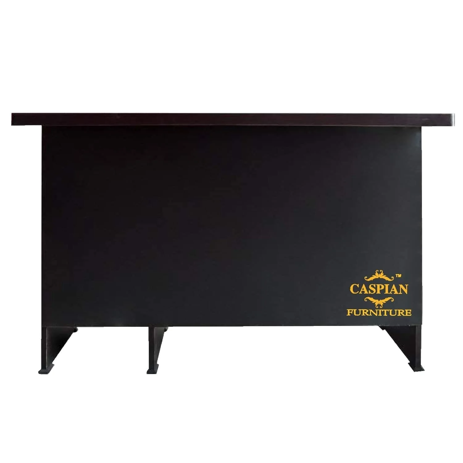 Home & Office Table/Study Table in Brick Texture with Drawer and Shelves | Work from Home Table | Size 48 x 24 x 30 inches | 4 Feets Table - Image 4