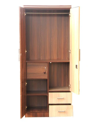 Designer Two Door With Mirror Wardrobe - Image 8