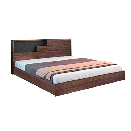 Engineered Wood Stylish Modern Style King Size Bed with Designer - Image 6