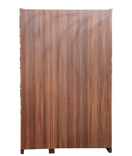 3 Door Wardrobe With Mirror(Material-Engineereed Wood,Color-Brown) - Image 3
