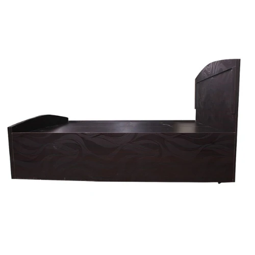 Black King Size Textured Bed with Storage - Image 6
