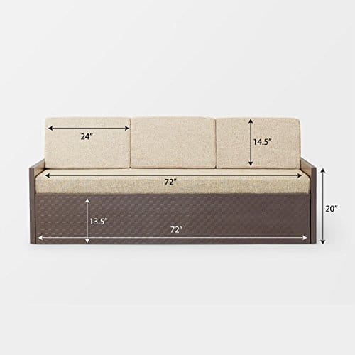 Cube Textured Sofa Cum Bed - Image 7