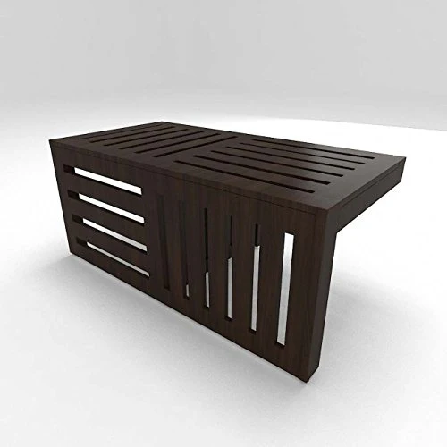 Centre Table with 2 Stools and Blue Cushions - Image 4