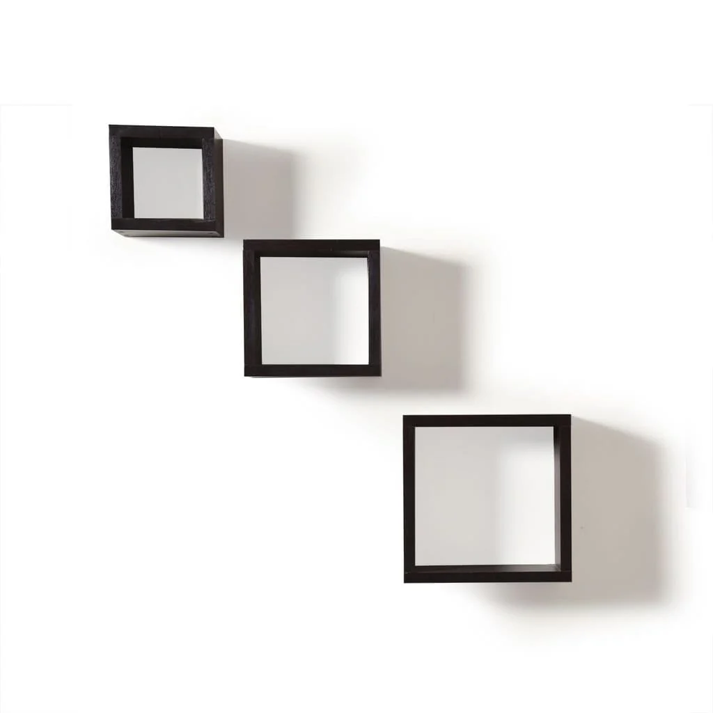 Cube Styled Floating Wall Shelves (Set of 3) - Image 3