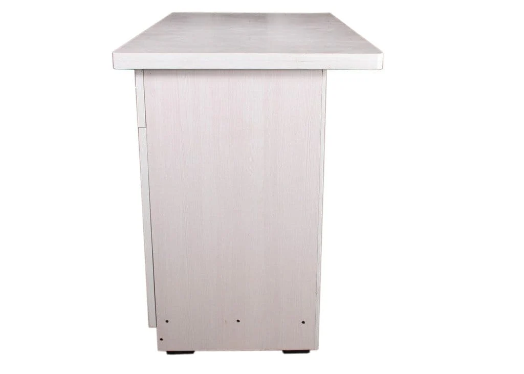 Engineered Wood Finish White Study Table - Image 3