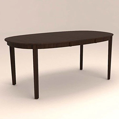 Oval Dinning Set with 6 Seater High Back Cushioned Chair - Image 3