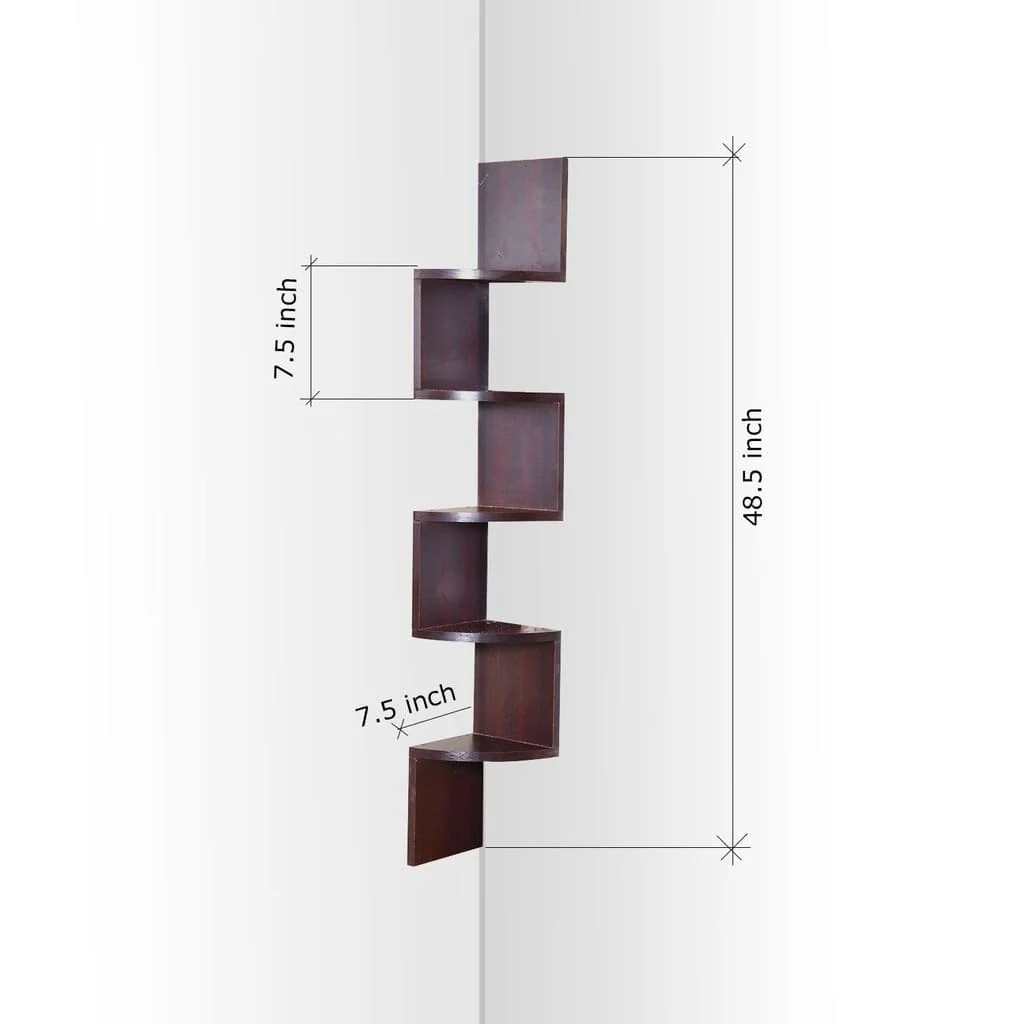 Zig Zag Floating Wall Shelves - Image 3